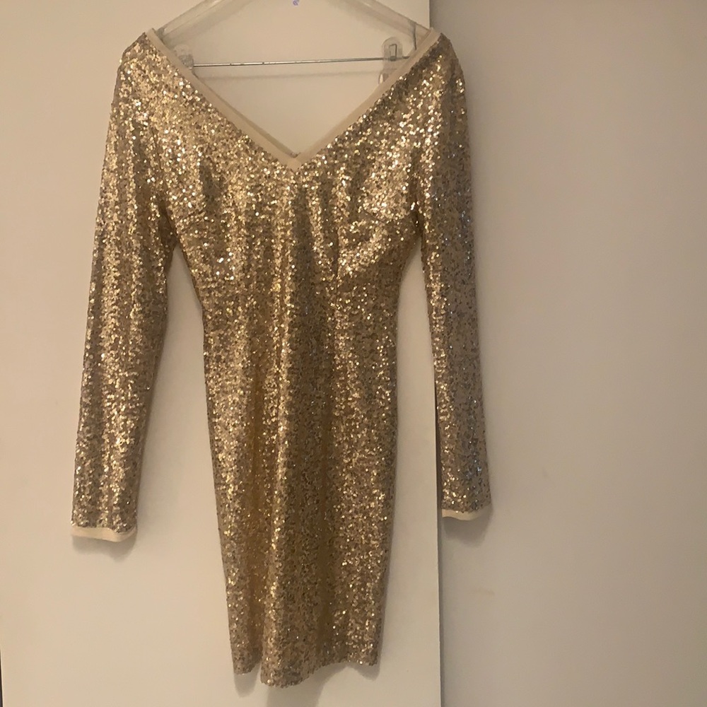 Sparkle Gold Dress